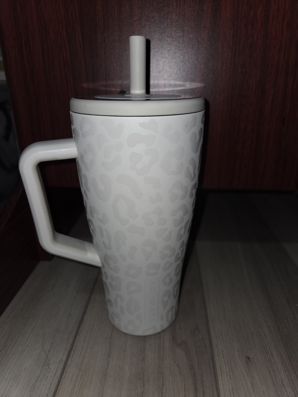 Brumate 30 Oz Era White Leopard-Print